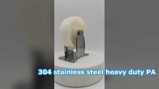  304 stainless steel heavy duty PA  swivel caster 