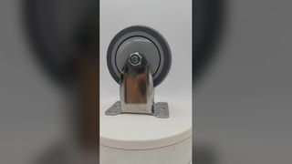  304 stainless steel heavy duty TPR swivel  caster 