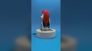 Aluminum core PU heavy duty   caster with brake