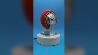 Aluminum core PU heavy duty  swivel caster 