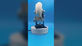  Dual spring anti- shocking   heavy duty  wheels Iron core PU casters