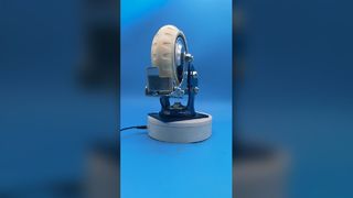  Dual spring anti- shocking   white heavy duty  wheels Iron core PU casters