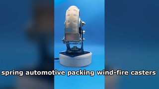 Cast polyurethane dual spring anti shocking for industrial automotive packing wind-fire wheel 