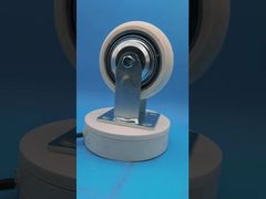  heavy duty caster of Iron core PU swivel