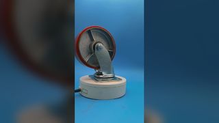  heavy  duty castos Iron core PU rigid  wheels