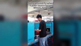 Manufactured PU wheelCaster source factory Wheels facotry