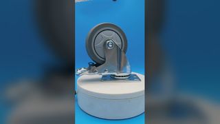 Medium duty castors brake TPR wheel