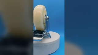 Medium duty castors  lockable white PP